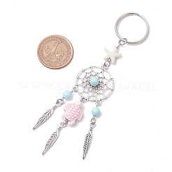 Alloy Ocean Theme Turtle Keychains&nbsp;KEYC-JKC01223-01