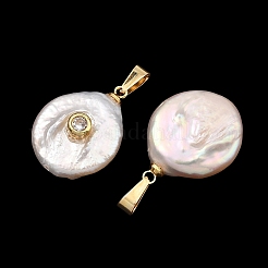 Baroque Natural Keshi Pearl Pendants&nbsp;PALLOY-JF05898