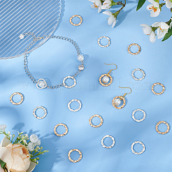 200Pcs 2 Colors Zinc Alloy Linking Rings&nbsp;FIND-PH0024-09