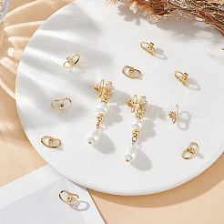 12Pcs Brass Earring Nuts&nbsp;KK-BBC0016-32