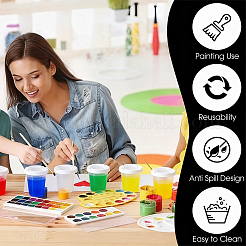 36Pcs Plastic Painting Brush Cleaning Bucket&nbsp;AJEW-WA0003-22