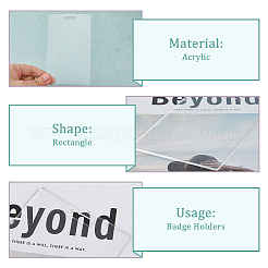 Transparent Acrylic Badge&nbsp;AJEW-WH0554-48C