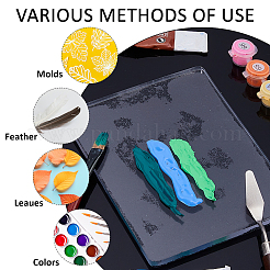 Silicone Reusable Gel Printing Plate for Arts and Crafts&nbsp;DRAW-WH0007-006A