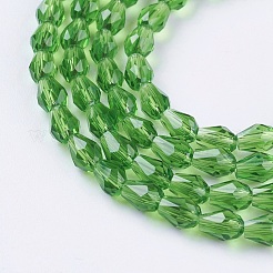 Faceted Glass Beads Strands&nbsp;GLAA-A036-F21