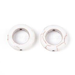 合成ハウライトビーズ  リング  20x5.5mm  穴：1.5~1.6mm&nbsp;G-N352-01