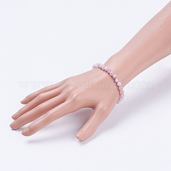 Natural Kunzite Stretch Bracelets&nbsp;X-BJEW-JB03738-01