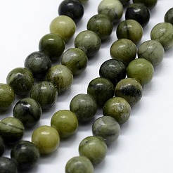 Natural Chinese Southern Jade Beads Strands&nbsp;G-I199-07-8mm