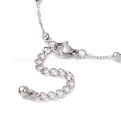 304 Stainless Steel Cable Chains Bracelets&nbsp;BJEW-JB11499-02