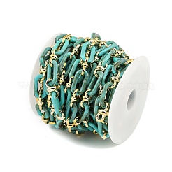 Rack Plating Acrylic & CCB Plastic Chain&nbsp;CHAC-H001-01C