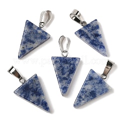 Natural Blue Spot Jasper Pendants&nbsp;G-B127-04P-04