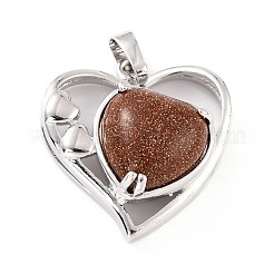 Natural & Synthetic Gemstone Pendants&nbsp;G-C236-01-P-RS