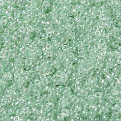 MIYUKIラウンドロカイユビーズ  日本製シードビーズ  （rr370)シーフォーム光沢  15/0  1.5mm  穴：0.7mm  約5555PCS /ボトル  10 G /ボトル&nbsp;SEED-JP0010-RR0370