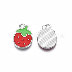 Rack Plating Alloy Enamel Pendants&nbsp;PALLOY-S139-016