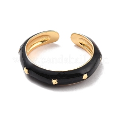 Brass with Enamel Rings&nbsp;RJEW-K236-01C