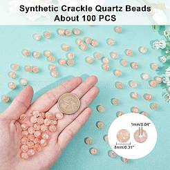 ARRICRAF Synthetic Crackle Quartz Beads Strands&nbsp;CCG-AR0001-02