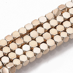 Electroplate Non-magnetic Synthetic Hematite Beads Strands&nbsp;G-S365-019