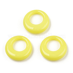 オペークアクリルパーツ  リング  ミックスカラー  25x7.5mm  穴：12.5mm  約260個/500g&nbsp;SACR-T356-02