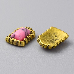Zinc Alloy Cabochons&nbsp;MRMJ-WH0320-05J-02