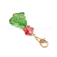 Christmas Tree Glass Pendant Decorations&nbsp;HJEW-JM04051