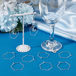 40Pcs Brass Earring Hooks&nbsp;STAS-BBC0016-25S-02