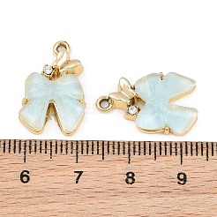 Alloy & Resin & Rhinestone Pendants&nbsp;RE-CBA4E99-02G-C