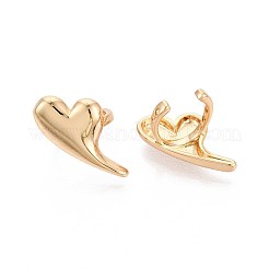 Brass Cuff Earrings&nbsp;EJEW-T047-88G