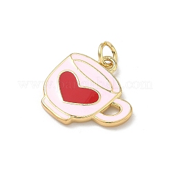 Brass Enamel Pendants&nbsp;KK-H255-11A-G
