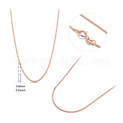 925 Sterling Silver Box Chain Necklaces&nbsp;JN736B