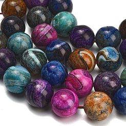 Natural Dragon Veins Agate Beads Strands&nbsp;GG-L001-L01-02G