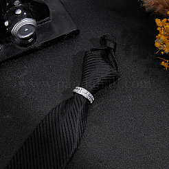 Alloy Pave Clear Cubic Zirconia Men's Tie Clips&nbsp;FIND-WH20043-070P