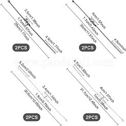 8Pcs 4 Style Link Bracelet&nbsp;BJEW-OC0001-05
