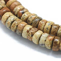 Natural Picture Jasper Beads Strands&nbsp;G-F631-A02