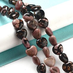 Natural Rhodonite Beads Strands&nbsp;G-P528-C07-01