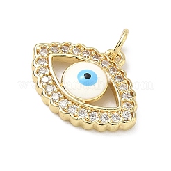 Brass Micro Pave Cubic Zirconia Pendants&nbsp;KK-H255-02B-G03