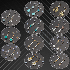 367Pcs 11 Style Plastic & Silicone & Brass Ear Nuts&nbsp;DIY-PH0009-70
