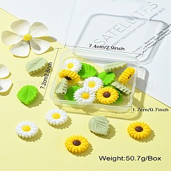 20Pcs 4 Styles Food Grade Eco-Friendly Silicone Focal Beads&nbsp;SIL-CJ0001-21