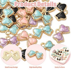 30Pcs Alloy Enamel Pendants&nbsp;ENAM-YW0006-09