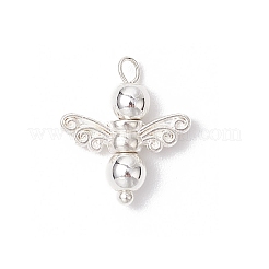 10Pcs Electroplated Synthetic Non-magnetic Hematite Beaded Angel Charms&nbsp;PALLOY-JF03636-01