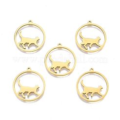 Ion Plating(IP) 201 Stainless Steel Pendants&nbsp;LS-STAS-N098-098LG