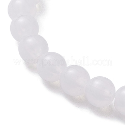 Acrylic Imitation Jade Round Beaded Stretch Bracelets for Women&nbsp;BJEW-JB10149