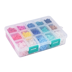 15 Colors Handmade Polymer Clay Beads&nbsp;CLAY-JP0001-06