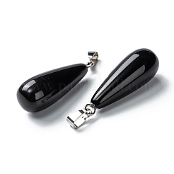 Natural Obsidian Pendants&nbsp;G-F707-08