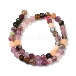 Natural Multicolor Tourmaline Beads Strands&nbsp;G-H336-A10-03