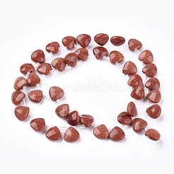 Synthetic Goldstone Beads Strands&nbsp;G-G821-10B