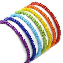 7Pcs 7 Style Natural & Synthetic Mixed Gemstone & Glass Seed Beaded Stretch Bracelets Set&nbsp;BJEW-JB09659