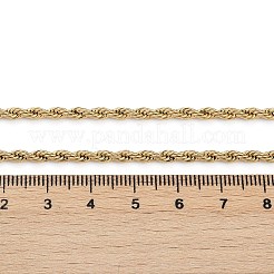 304 Stainless Steel Rope Chain Necklaces&nbsp;NJEW-F226-03G-04