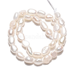 Natural Cultured Freshwater Pearl Beads Strands&nbsp;PEAR-N028-01