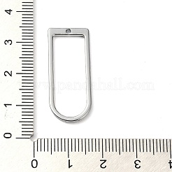 ラックメッキ合金ペンダント  オーバル  プラチナ  30x13x1mm  穴：1mm&nbsp;PALLOY-K023-06P
