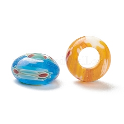 Handmade Millefiori Lampwork European Beads&nbsp;X-LPDL-L010-01