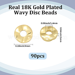 90Pcs Brass Beads&nbsp;KK-BBC0025-87A